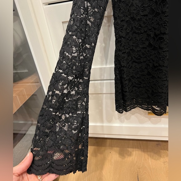 DVF black lace top - Picture 6 of 7